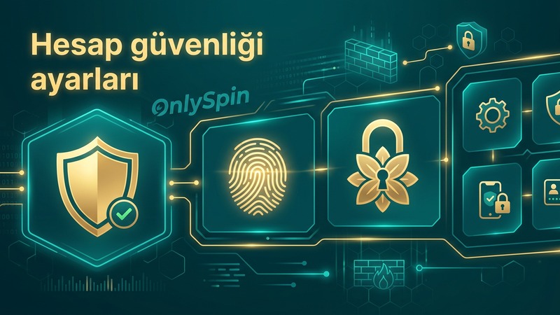 OnlySpin Hesap Güvenliği Ayarları