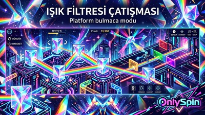 IşıkFiltresiÇatışması Oyunu - OnlySpin Platform Bulmaca Modu